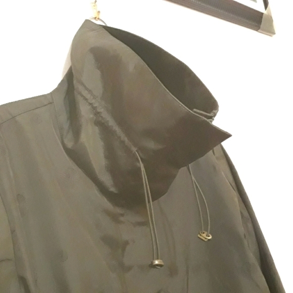 Madison Hill Embroidered lining Windbreaker olive green jacket size Medi… - Picture 5 of 12